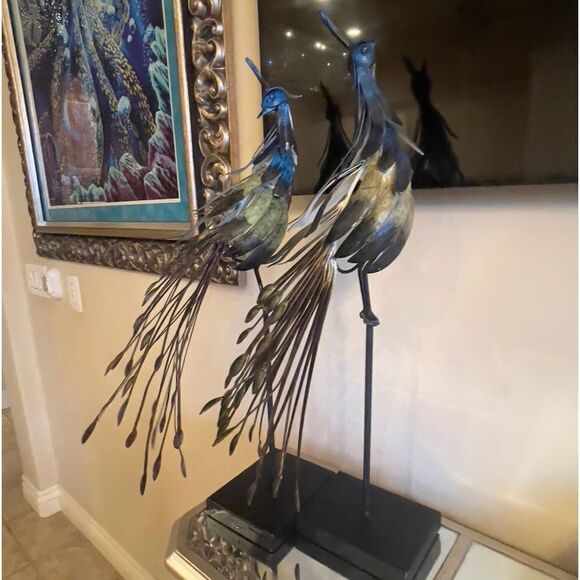 DESIGNER PEACOCK Metal Decor! - Picture 13 of 17